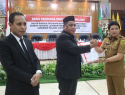 DPRD Maluku Terima Dokumen LKPJ Gubernur Tahun Anggaran 2023