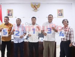 Senat UNPATTI Tetapkan Nomor Urut Bakal Calon Rektor Periode 2023-2027