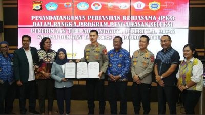 Unpatti – Polda Teken PKS Pengawasan Seleksi Polri 2026–2028
