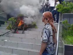 Demonstrasi Gunung Botak Mengguncang Kantor Gubernur Maluku, Mahasiswa dan Warga Adat Desak Pencabutan Izin Tambang