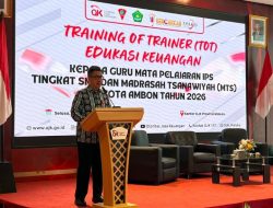 Cetak Agen Perubahan: OJK Maluku Latih Guru SMP dan MTs se-Kota Ambon Jadi Duta Cerdas Keuangan
