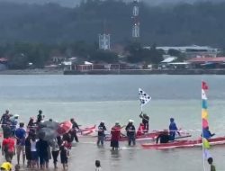 Semarak HUT RI, HUT Provinsi dan HUT GPM, Jemaat Gatik Gelar Lomba Dayung Galala-Poka