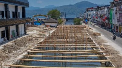 Begini Penjelasan Kodam XV Pattimura Terkait Pembangunan Areal Parkir di Atas Sungai Waitomu Kota Ambon